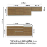Cocina Integral Glamy 2.60 Metros 03