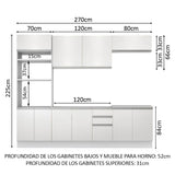 Cocina Integral Viena 2.70 Metros