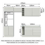 Cocina Integral Jade 2.70 Metros 09