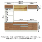 Cocina Integral Glamy 2.70 Metros 10