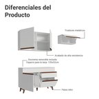 Cocina Integral Reims 1.90 m con Encimera Blanco 04