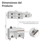 Cocina Integral Reims 1.90 m con Encimera Blanco 05