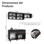 Cocina Integral Reims 1.90 m con Encimera Negro 05