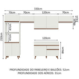 Cocina Integral Reims 3.30 m con Encimera 01