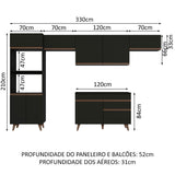 Cocina Integral Reims 3.30 m con Encimera 01