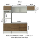 Cocina Integral Topazio 2.40 Metros con Encimera 01
