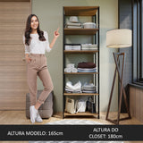Closet Abierto Valencia 6 Niveles 59 cm