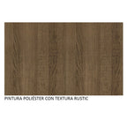 Mesa de Comedor Rectangular 6 Puestos de Madera Marrón Madesa