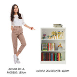 Mueble Estante Librero con 3 Niveles