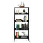 Mueble Estante Librero 61 cm con 4 Niveles Negro Madesa