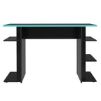 Escritorio Gamer Moderno para PC y Consola 9424 Negro/Azul