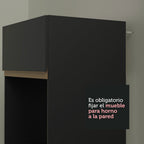 Cocina Integral Reims 2.50 m con Encimera Negro