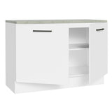Mueble de Cocina Bajo Agata 1.20 m 2 Puertas con Encimera