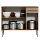 Mueble de Cocina Emilly 1.05 m 3 Puertas 1 Cajón con Encimera