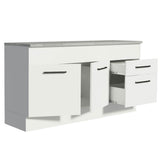 Mueble de Cocina Bajo Agata 1.50 m 2 Puertas 2 Cajones con Encimera