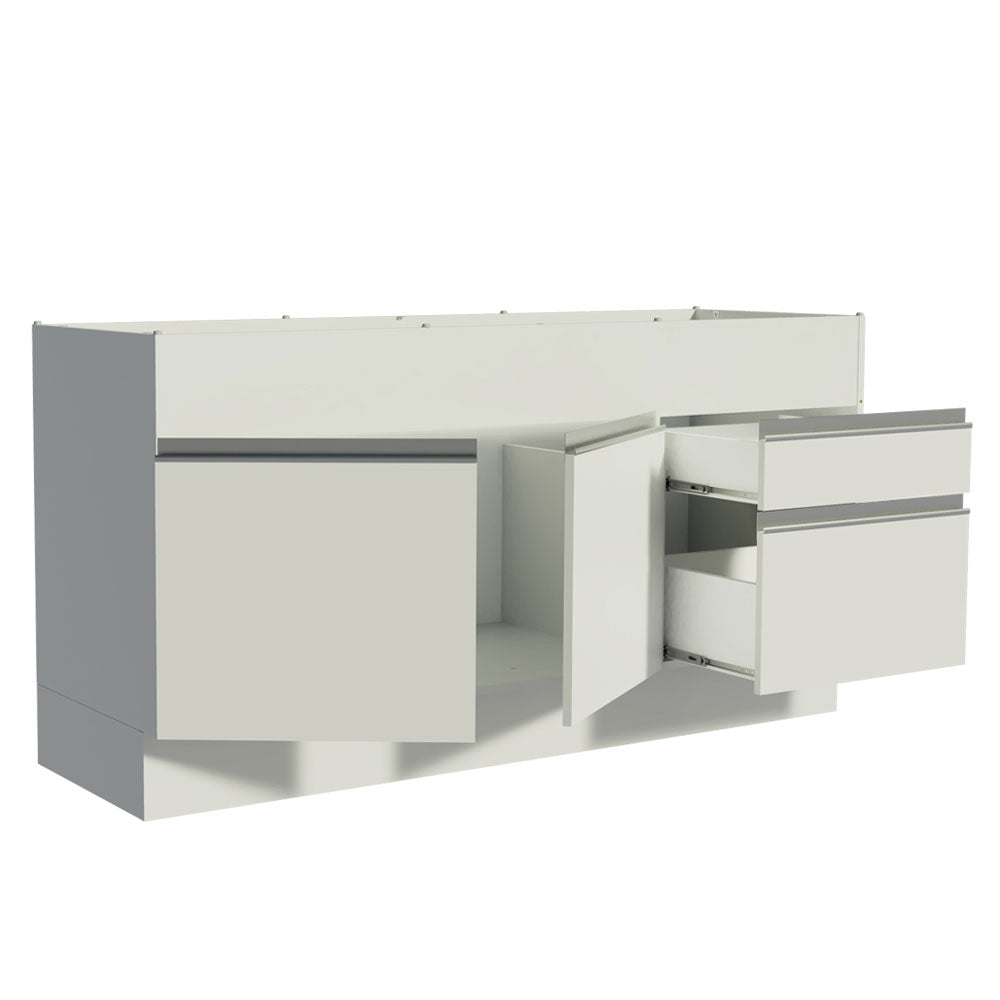 Mueble de Cocina Bajo Glamy 1.50 m 2 Puertas 2 Cajones