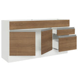 Mueble de Cocina Bajo Glamy 1.50 m 2 Puertas 2 Cajones