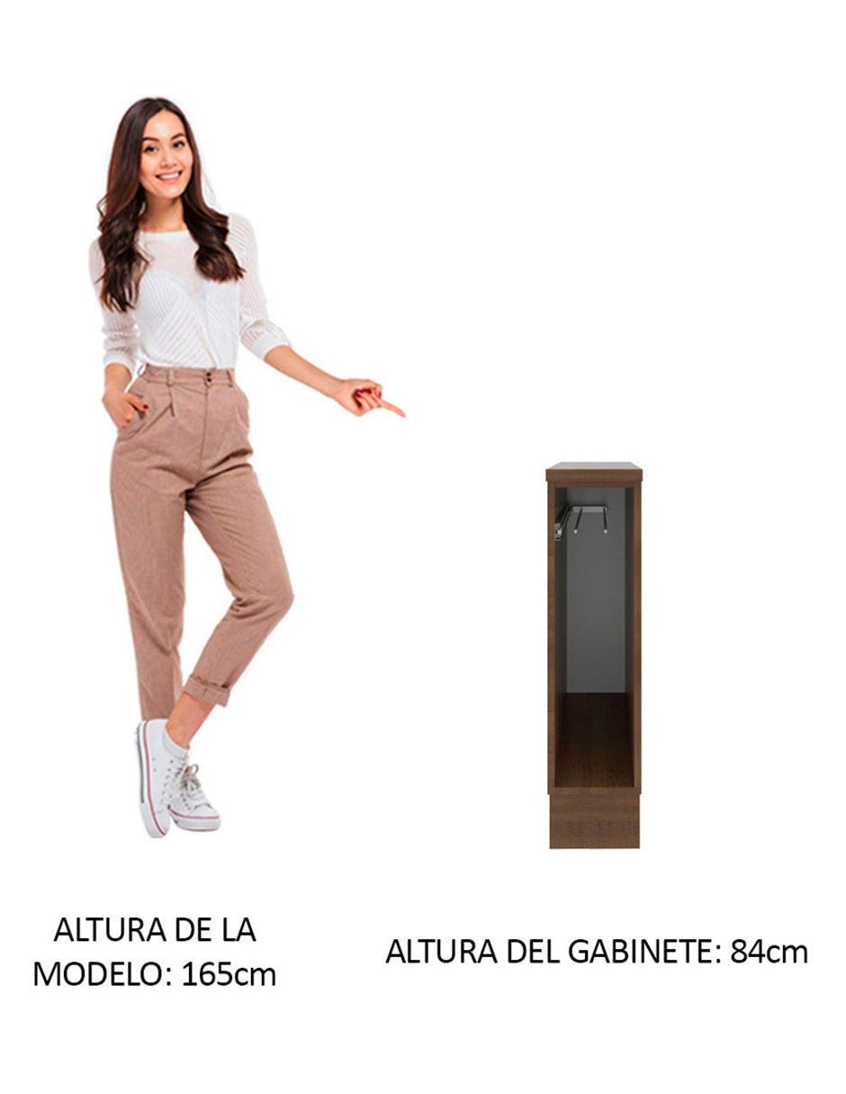 Mueble de Cocina Bajo Portapaños Glamy y Agata 20 cm
