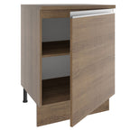 Mueble de Cocina Bajo Glamy 60 cm 1 Puerta Marrón