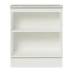 Mueble de Cocina Bajo Glamy 70 cm 2 Puertas Blanco/Marrón