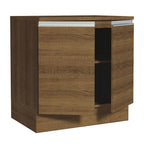 Mueble de Cocina Bajo Glamy 80 cm 2 Puertas Marrón