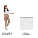 Mueble de Cocina Bajo Agata 80 cm 2 Cajones