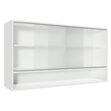 Mueble de Cocina Superior Glamy 1.20 m 2 Puertas de Cristal 1 Nicho