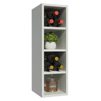 Mueble de Cocina Superior Portabotellas Glamy 4 Nichos 20 cm