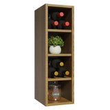 Mueble de Cocina Superior Portabotellas Glamy 4 Nichos 20 cm