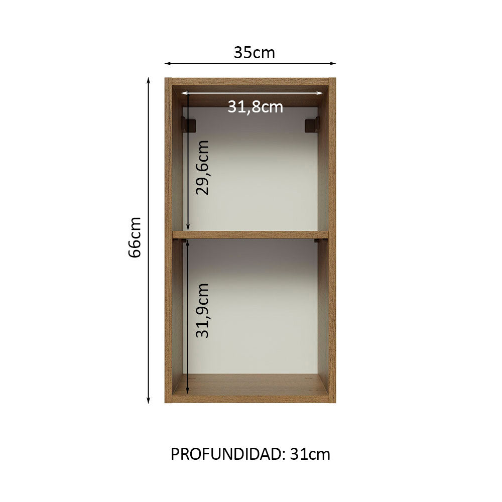Mueble de Cocina Superior Glamy 35 cm 1 Puerta