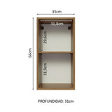 Mueble de Cocina Superior Glamy 35 cm 1 Puerta