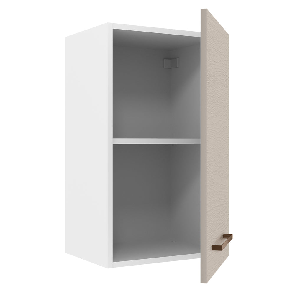 Mueble de Cocina Superior Agata 40 cm 1 Puerta Blanco/Crema