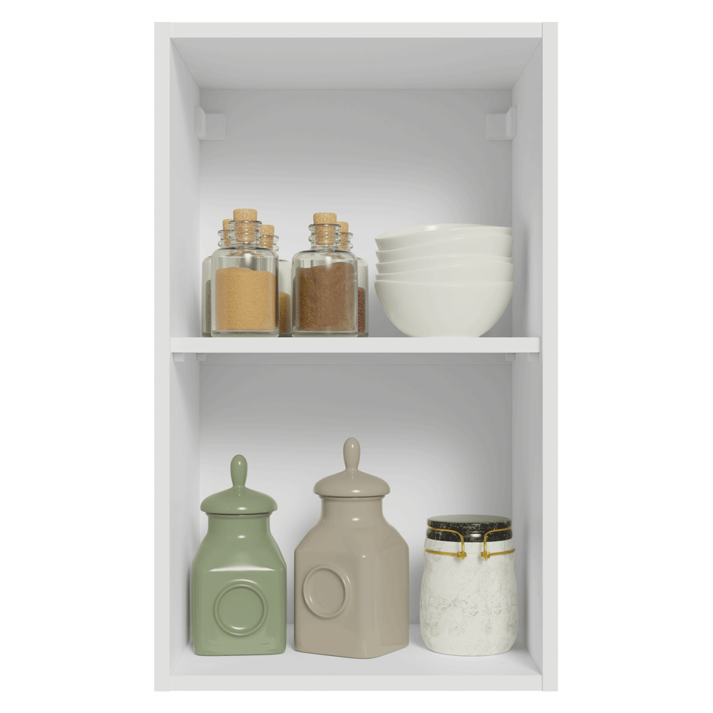 Mueble de Cocina Superior Vik 40 cm 1 Puerta Blanco/Verde