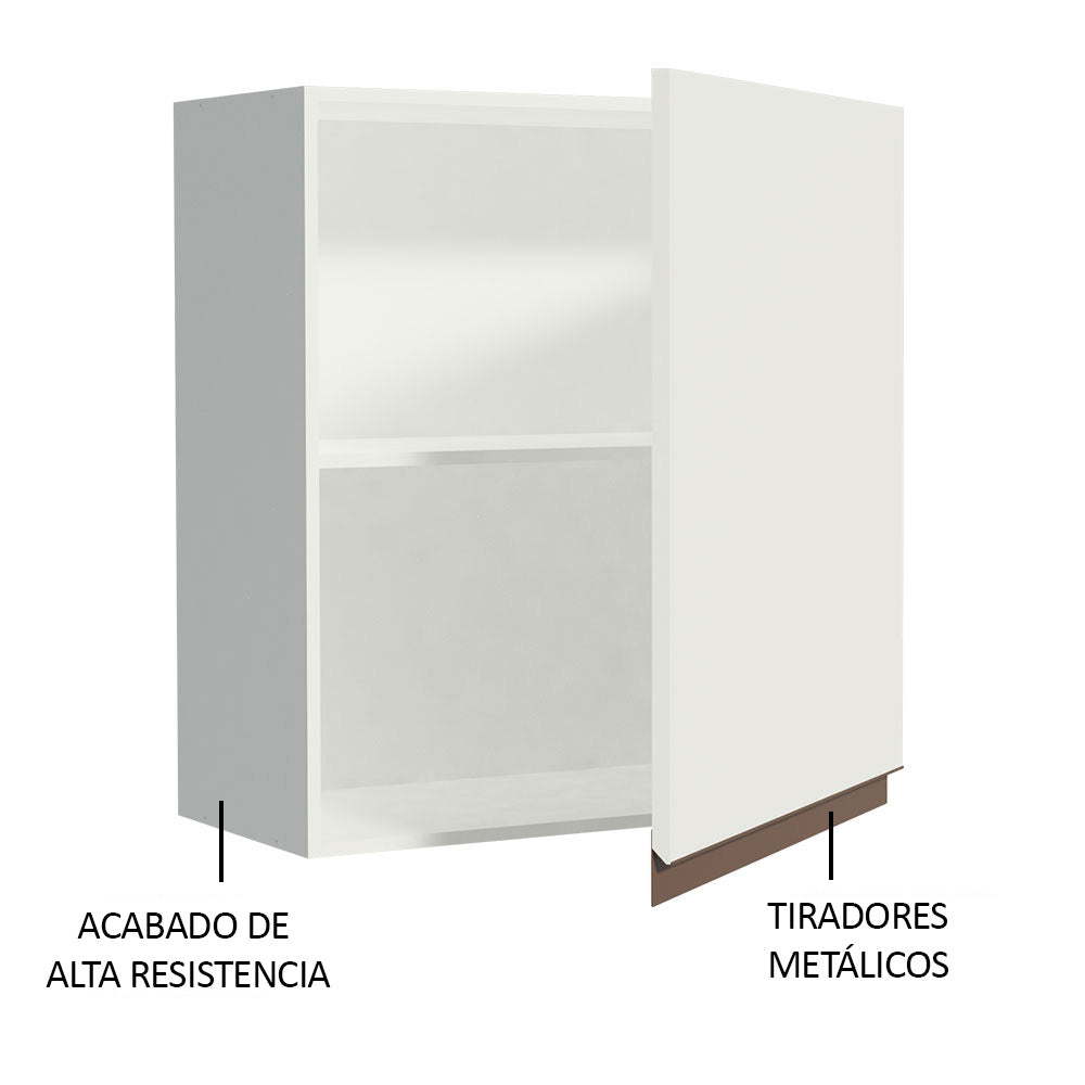 Mueble de Cocina Superior Reims 60 cm 1 Puerta Blanco
