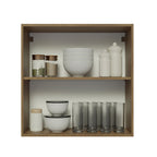 Mueble de Cocina Superior Glamy 70 cm 2 Puertas Marrón