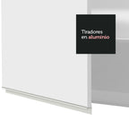 Mueble de Cocina Superior de Esquina Glamy 1 Puerta Blanco