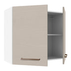 Mueble de Cocina Superior Agata 80 cm 2 Puertas Blanco/Crema