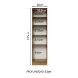 Mueble de Cocina Armario Vertical Glamy 3 Puertas