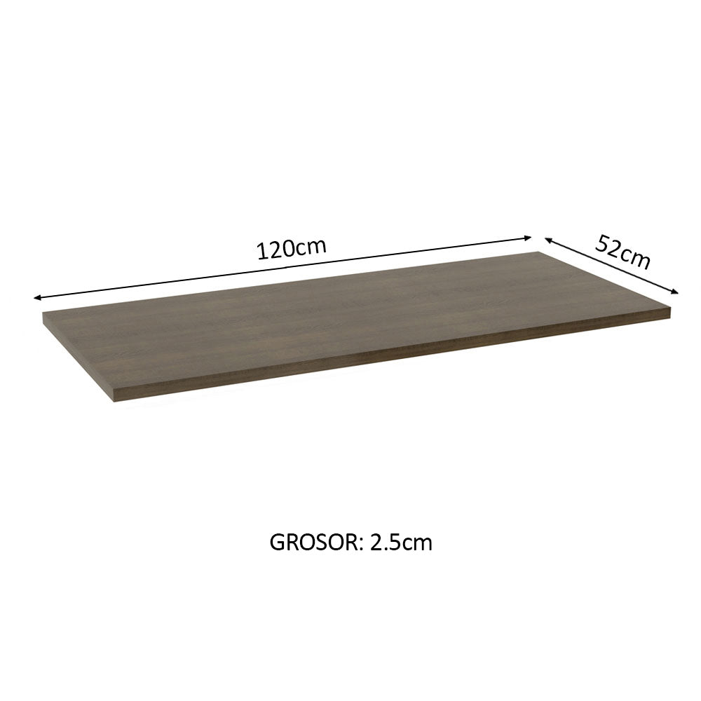 Mesón para Mueble de Cocina 120 cm Marrón Madesa
