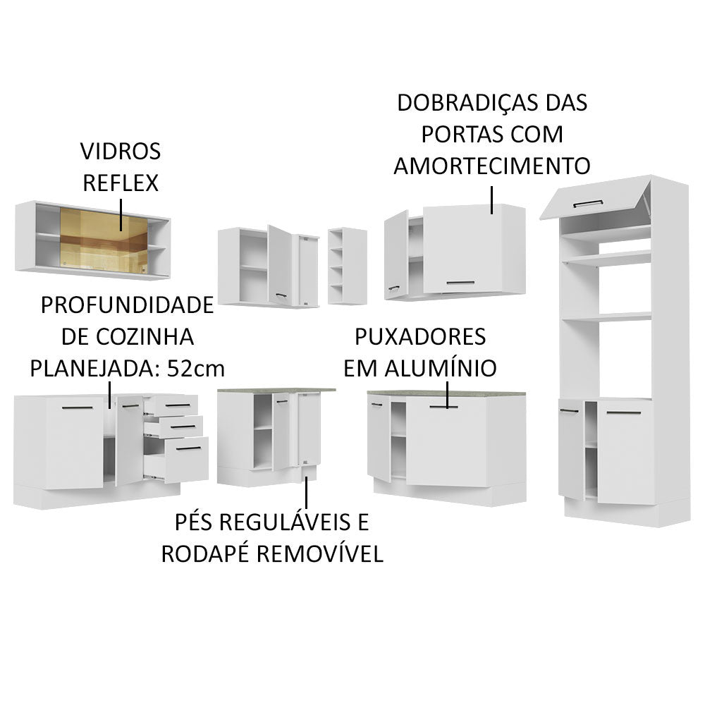 Cocina Integral de Esquina Agata 4.60 m 01