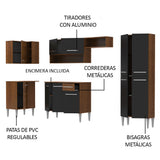 Cocina Integral de Esquina Emilly Sun 3.50 m