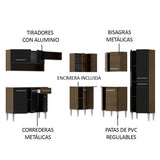 Cocina Integral de Esquina Emilly Ice 4.20 m