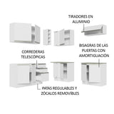 Cocina Integral de Esquina Glamy 3.50 m 03