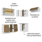 Cocina Integral de Esquina Glamy 3.50 m 06