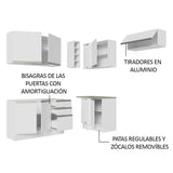 Cocina Integral de Esquina Glamy 3.50 m 07