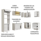 Cocina Integral de Esquina Glamy 4.00 m 02