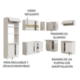 Cocina Integral de Esquina Glamy 4.20 m 01