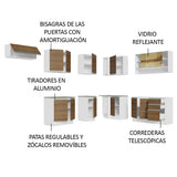 Cocina Integral de Esquina Glamy 4.70 m 01