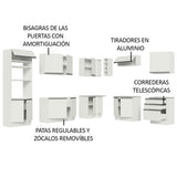 Cocina Integral de Esquina Glamy 4.80 m 01