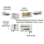 Cocina Integral de Esquina Reims 4.00 m con Encimera Blanco 04